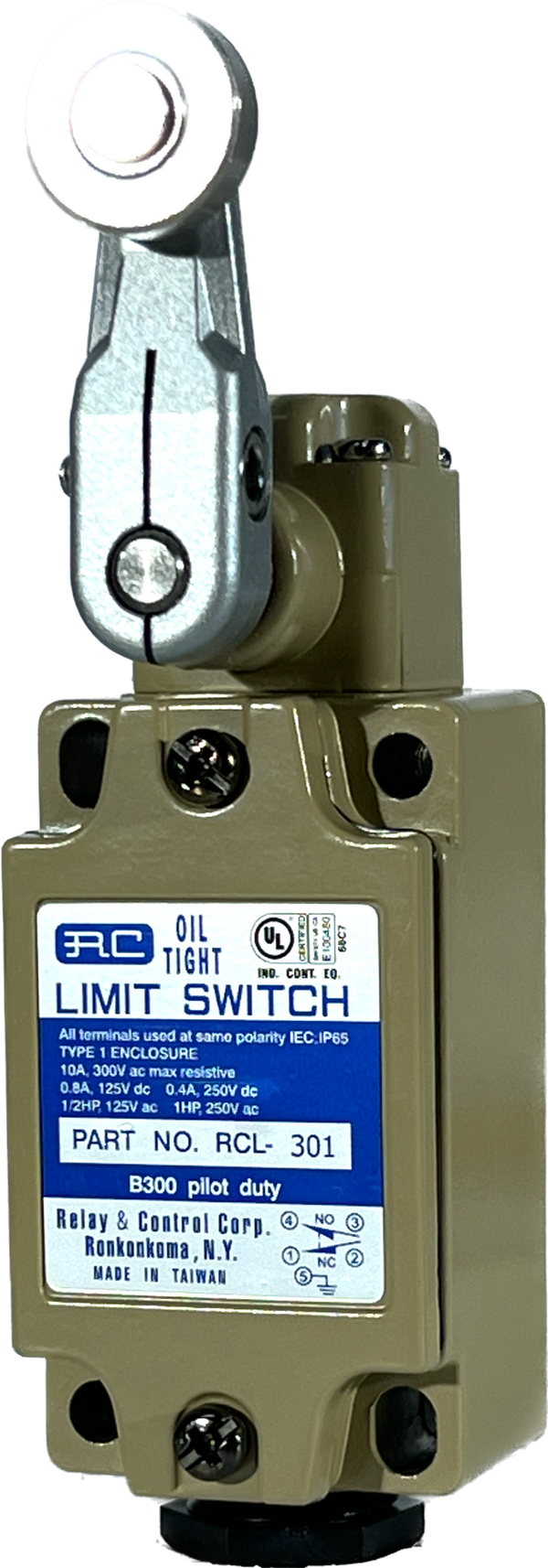 RCL-301 Precision Oil Tight Limit Switch