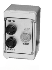 3B4X - NEMA 4X - Three Button Control (Rosite) OPEN-CLOSE-STOP - H-4-1/4", W-4-1/4", D-2-1/2"