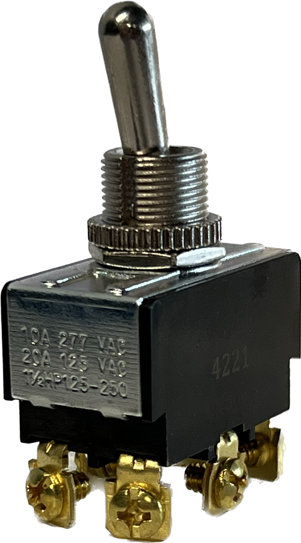 TS-707 - DPDT On-On 1 1/2 HP Screw Terminals