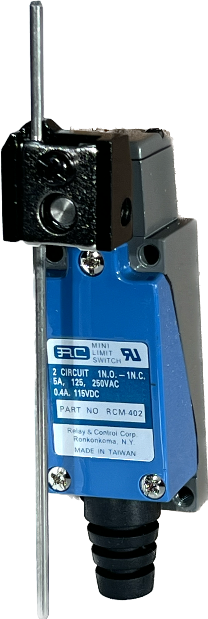 RCM-402 - 5 Amp Mini Limit Switch ADJUSTABLE ROD LEVER