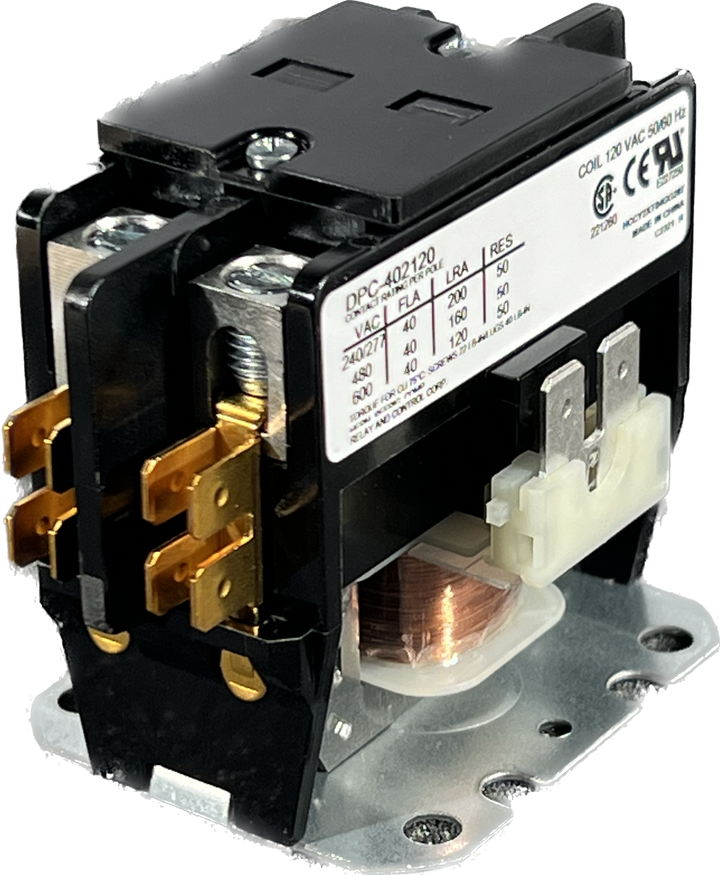 DPC-402120 Definite Purpose Contactor; 40 FLA. - 2 Pole 120V