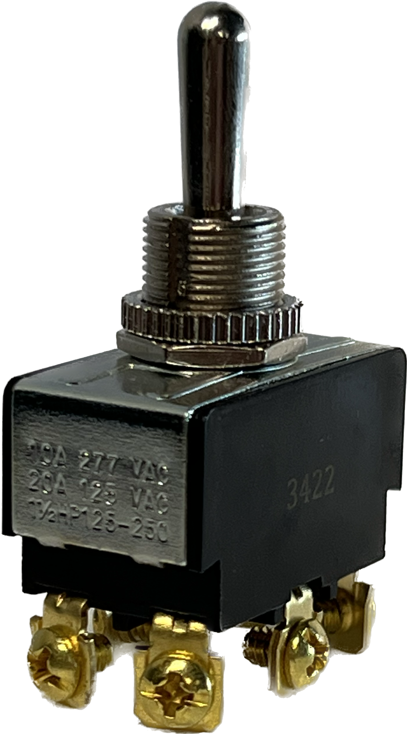 TS-704 - DPDT On-Off-On 1 1/2 HP Screw Terminals - Relay and Control Corp