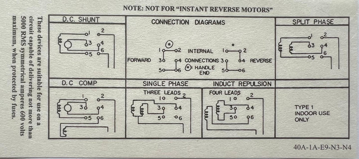 RS-1A-MS - Reversing Drum Control
