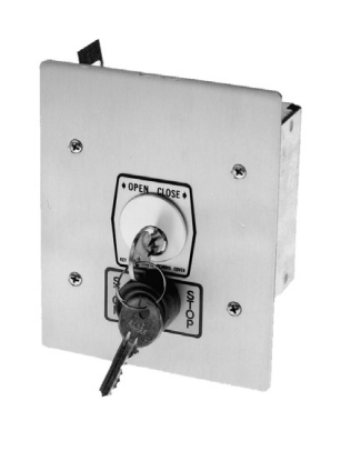 Key Insert Relay 1KFS-X - Exterior Flush Mount Key Control - Relay and Control Corp