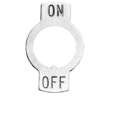 TS-71104 - ON-OFF PLATE - Relay and Control Corp